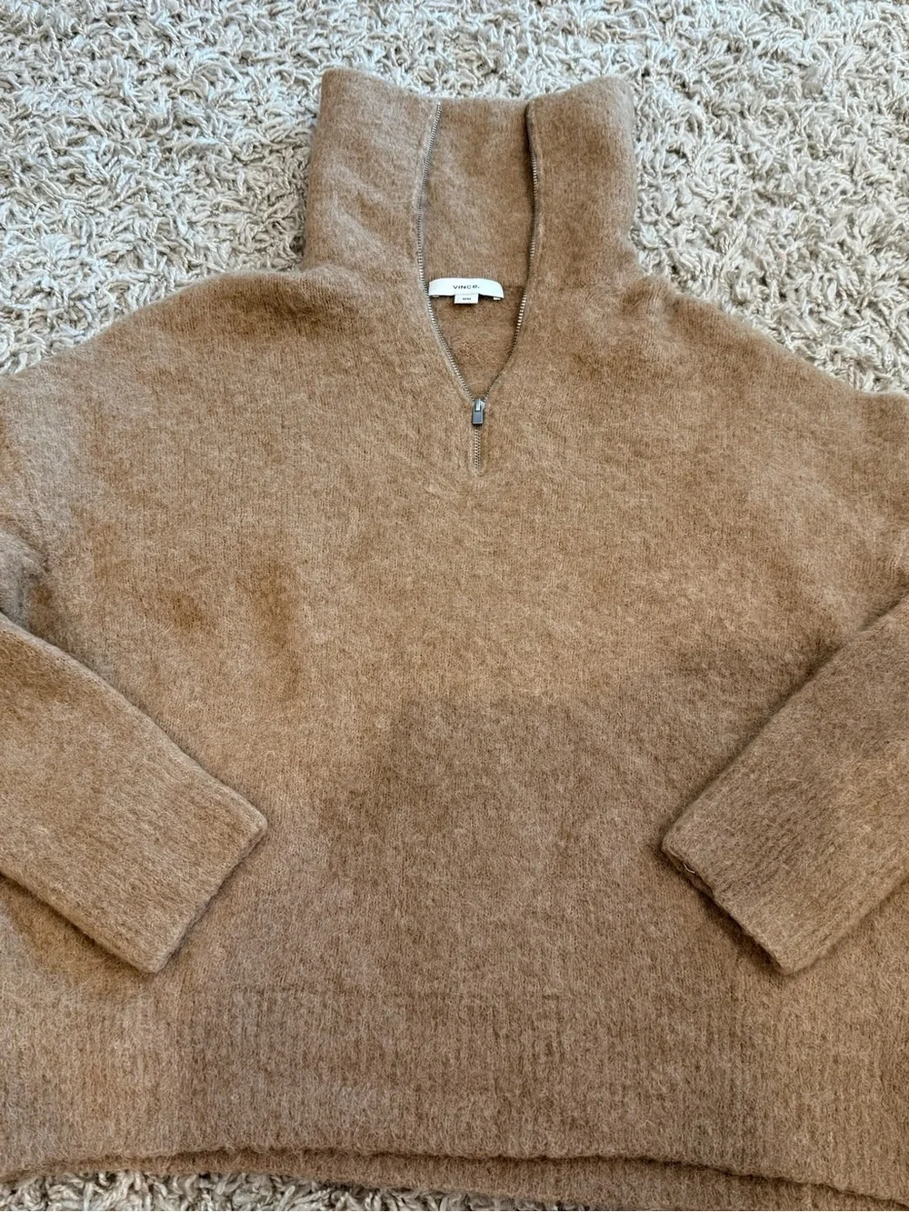 Vince alpaca blend sweater size M in Camel - Picture 1 of 4